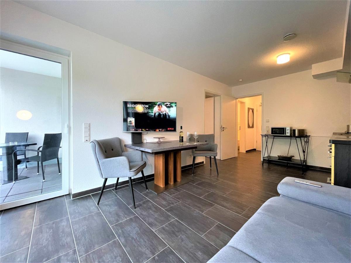 Moselpromenade Villa Moselufer, Panorama&Burg Cochem Blick, Netflix, Balkon Exterior foto